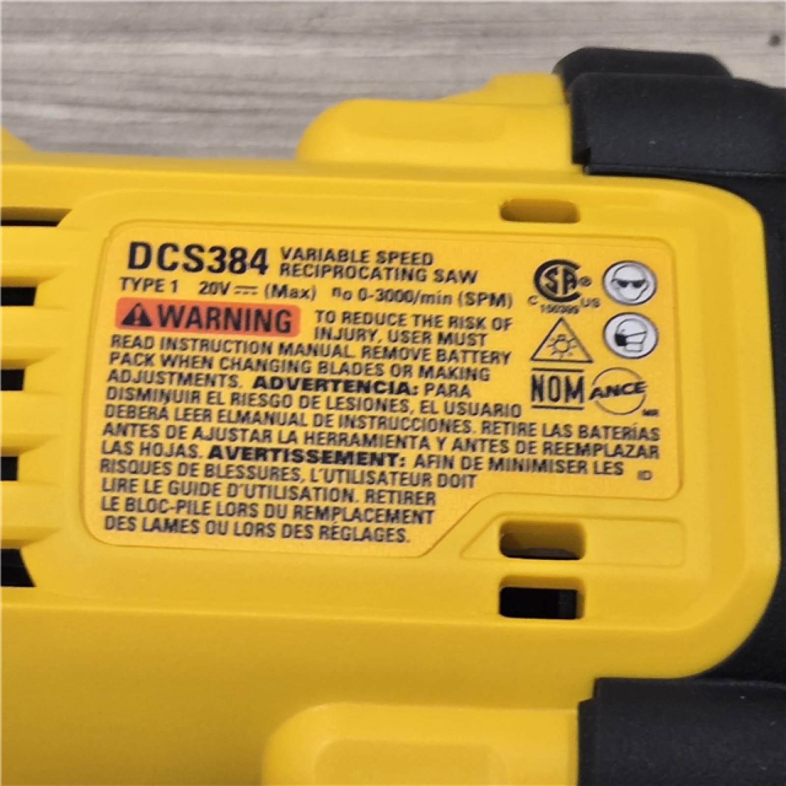 AS-IS DeWalt 20V MAX XR Cordless Reciprocating Saw (Tool-Only)