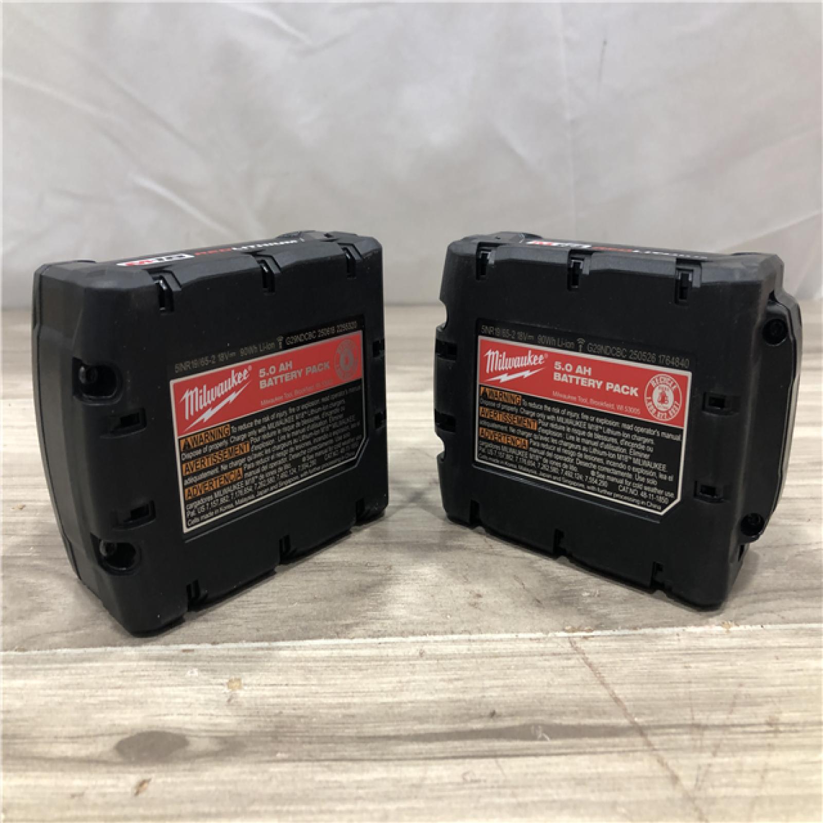 AS-IS Milwaukee 18-Volt Lithium-Ion XC Starter Kit