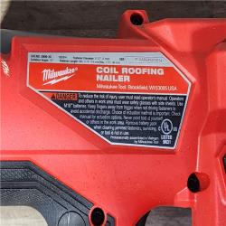 HOUSTON LOCATION - AS-IS Milwaukee M18 FUEL Coil Roofing Nailer (TOOL ONLY)