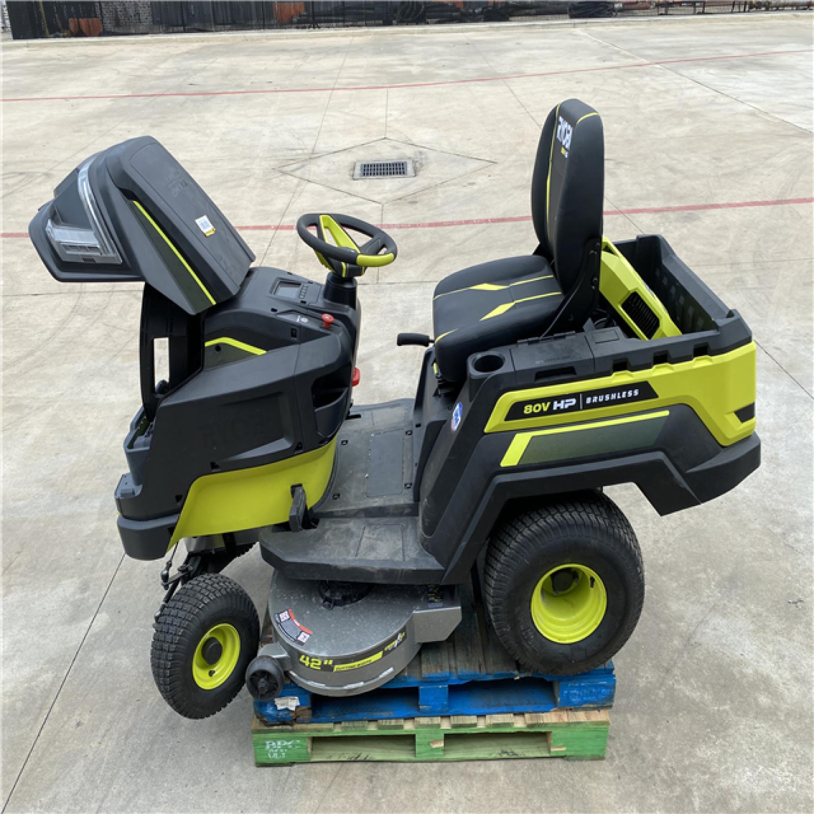 Houston Location AS IS - Ryobi 42 T42LI Riding Mower