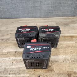 HOUSTON LOCATION - AS-IS MILWAUKEE FORGE BATTERY PACK QTY - 3