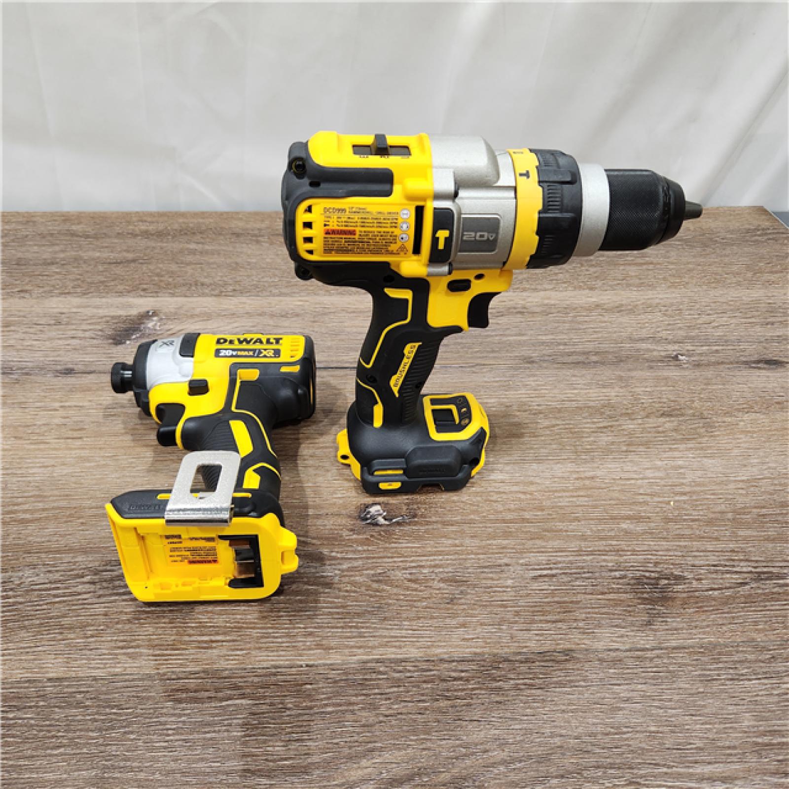 AS-IS DEWALT DCK2100D1T1 20V MAX FLEXVOLT ADVANTAGE Lithium Ion Brushless Cordless 2-Tool Combo Kit W/ Hammer Drill and (Not included Impact Driver 2.0 Ah)