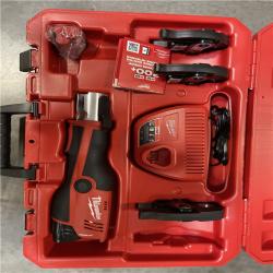 NEW! - Milwaukee M12 12-Volt Lithium-Ion Force Logic Cordless Press Tool Kit (3 Jaws Included) with Two 1.5 Ah Battery and Hard Case