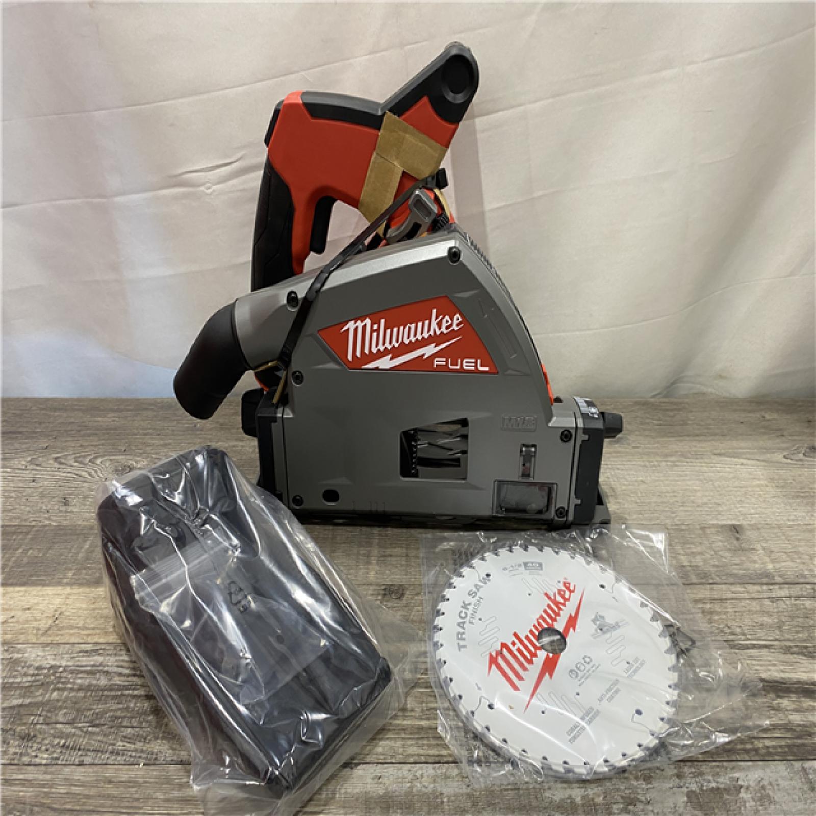 LIKE NEW - Milwaukee  FUEL 18V Lithium-Ion Cordless Brushless 6-1/2 in. Plunge Cut Track Saw (Tool-Only)