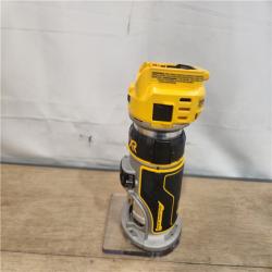 AS-IS- DEWALT 20V MAX XR Cordless Brushless Fixed Base Compact Router (Tool Only)