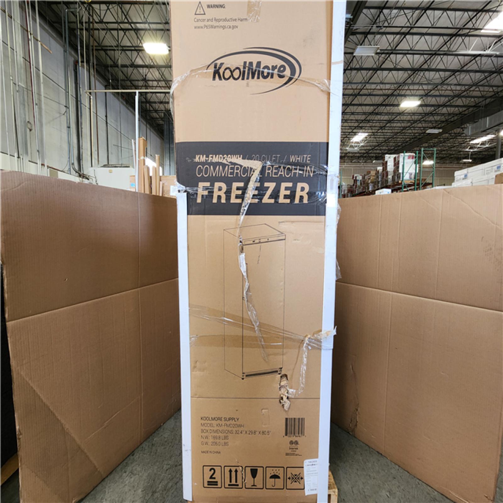 Phoenix NEW Koolmore 30 in. 21 cu. ft. Manual Defrost Upright Freezer Solid Door Commercial Reach in White Garage Ready