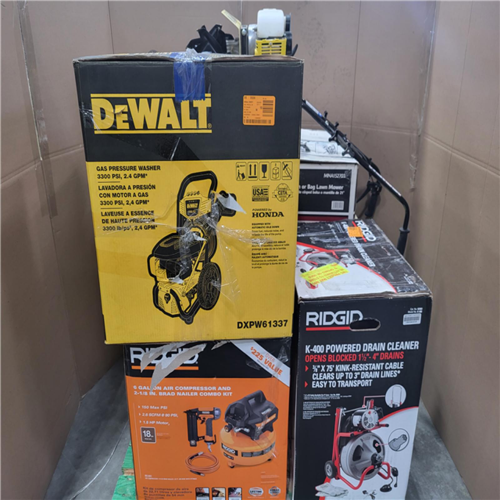 CALIFORNIA AS-IS OUTDOOR POWER EQUIPMENT