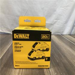 NEW- DEWALT 20V MAX Compact Lithium-Ion 3.0Ah Battery Pack (2 Pack)