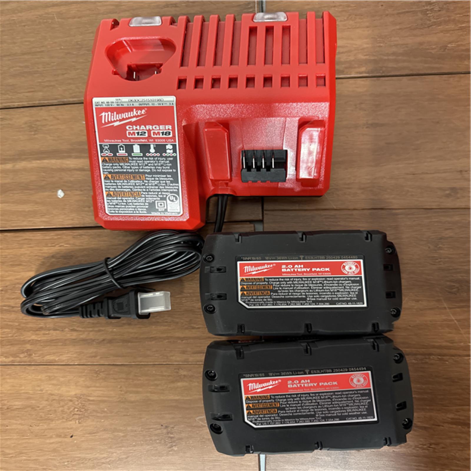 California AS-IS Milwaukee Force Logic M18 Press Tool Kit  Includes (2) Batteries  Charger & Hard Case; Appears in Excellent Condition