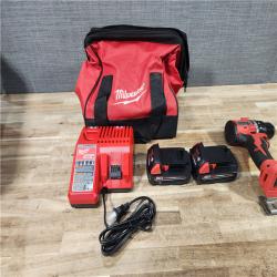 HOUSTON LOCATION - AS - IS Milwaukee 18V Lithium-Ion Brushless Cordless 1/2 in. Compact Drill/Driver Kit