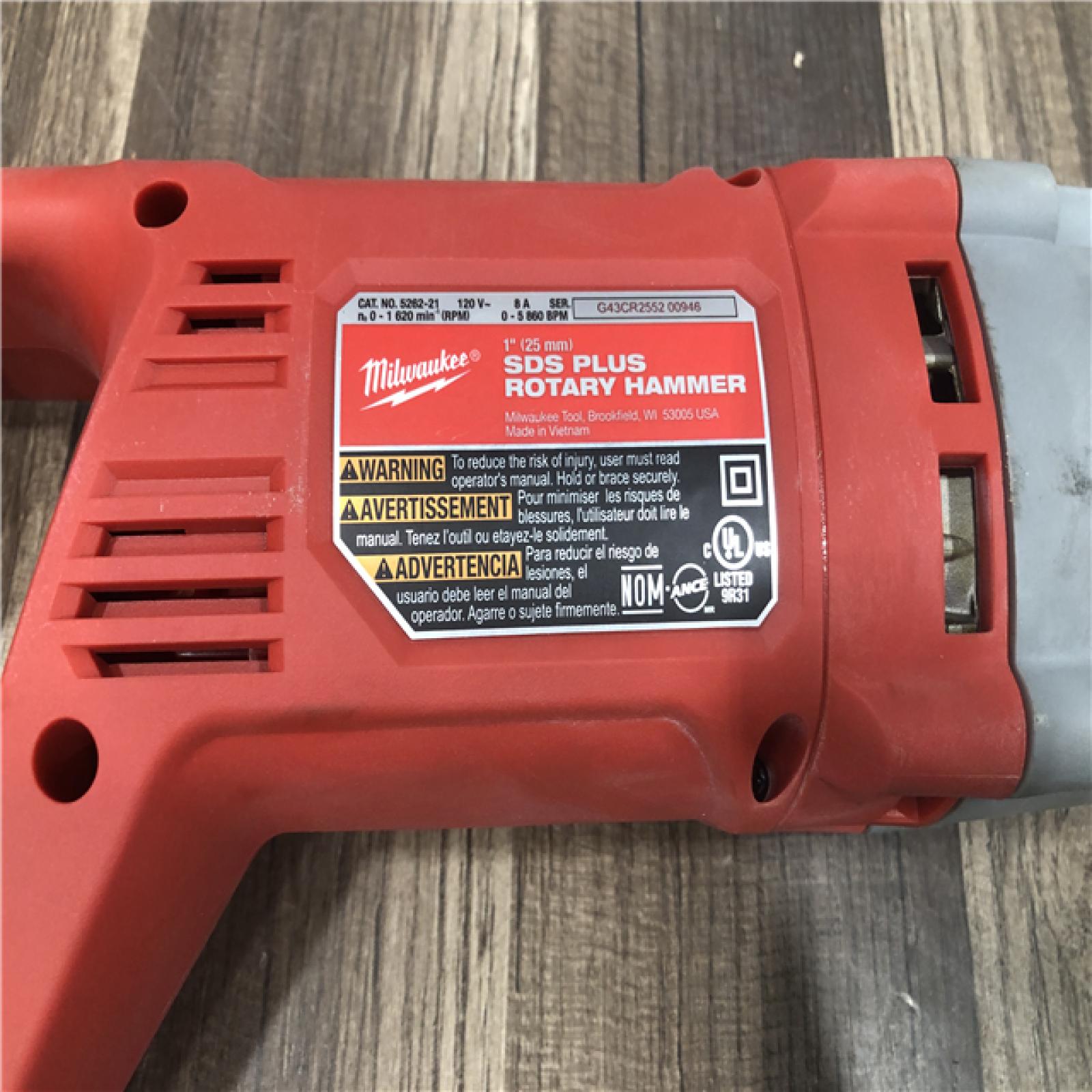 AS-IS Milwaukee 8 Amp Corded 1 in. SDS D-Handle Rotary Hammer