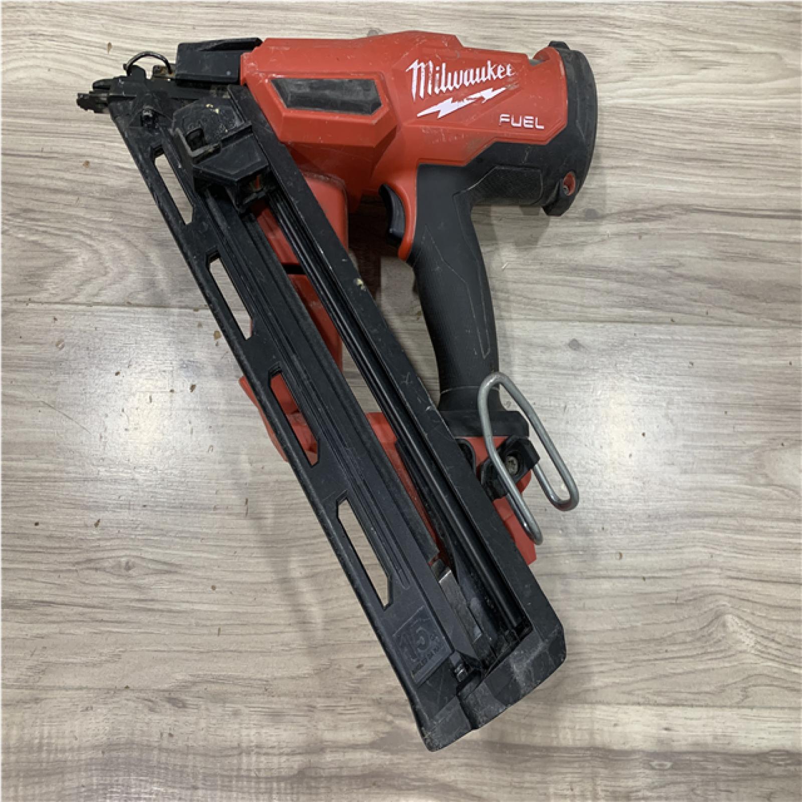 AS-IS Milwaukee FUEL 18V Lithium-Ion Brushless Cordless Gen II 15-Gauge Angled Nailer (Tool-Only)