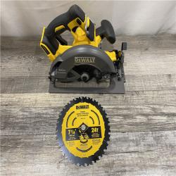 AS-IS DEWALT FLEXVOLT 60V MAX Cordless Brushless 7-1/4 in. Circular Saw with Brake (Tool Only)