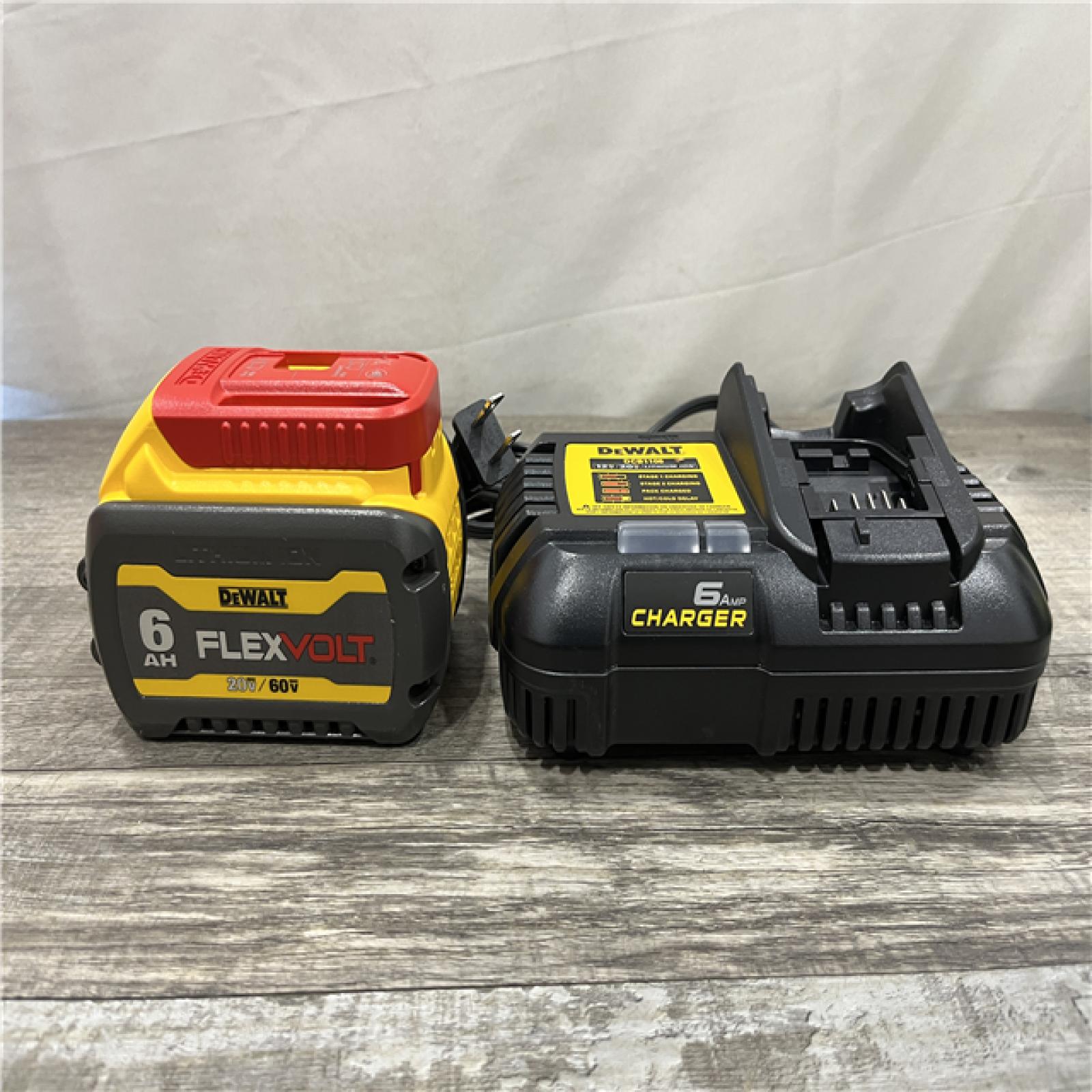 AS-IS DEWALT FLEXVOLT 20V/60V MAX Lithium-Ion 6.0Ah Battery Pack Kit