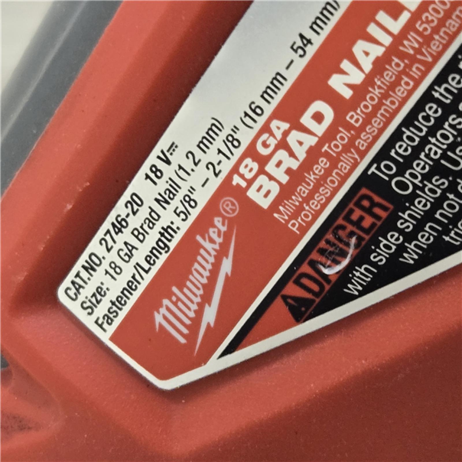 AS-IS Milwaukee M18 FUEL 18 Gauge Brad Nailer (TOOL ONLY)