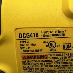 AS-IS DEWALT FLEXVOLT 60V MAX Cordless Brushless 4.5 in. to 6 in. Small Angle Grinder with Kickback Brake (Tool Only)