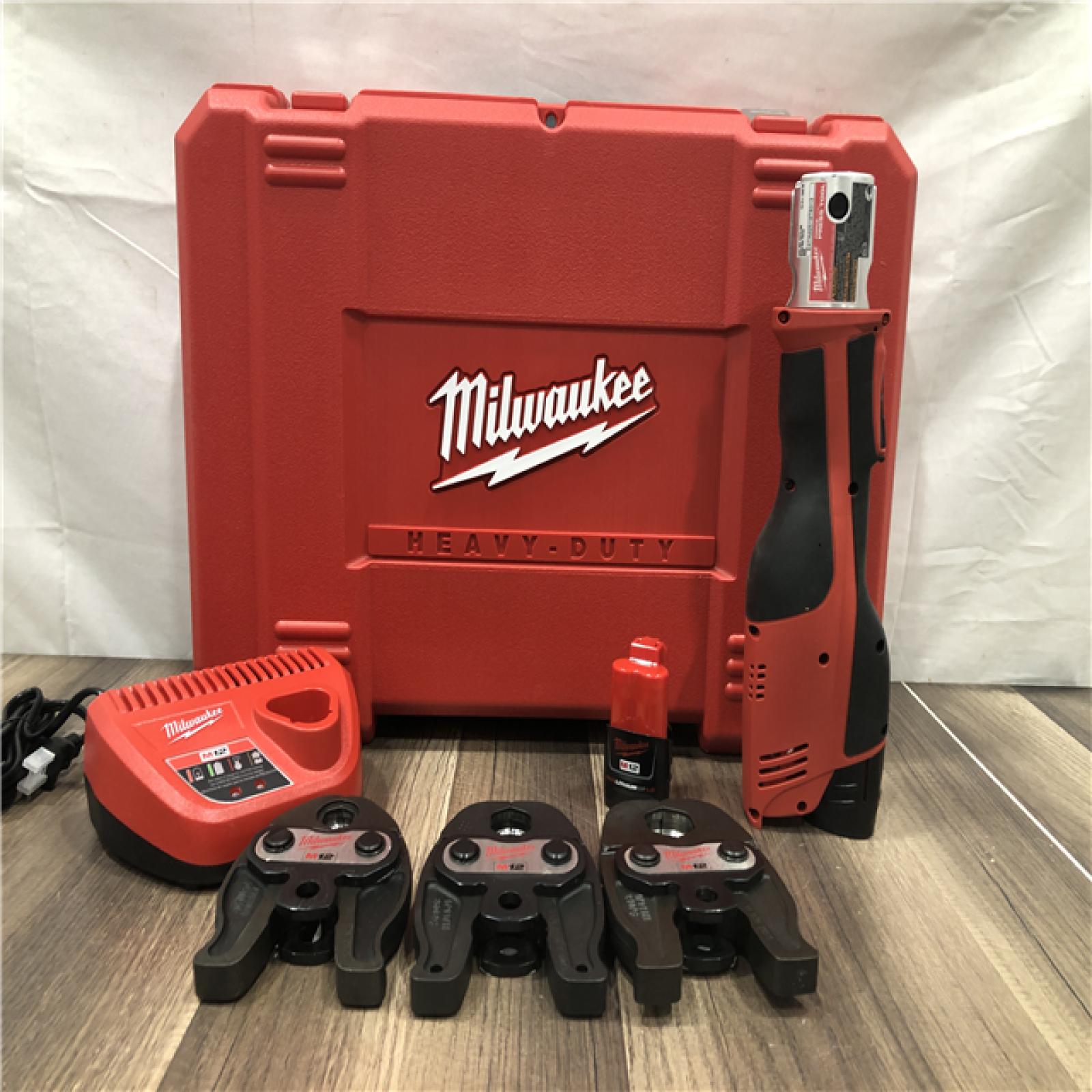 AS-IS Milwaukee 12-Volt Lithium-Ion Force Logic Cordless Press Tool Kit