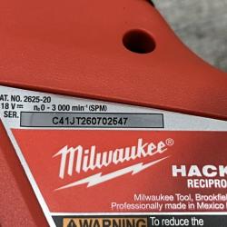 AS-IS Milwaukee 18V Lithium-Ion Cordless HACKZALL Reciprocating Saw (Tool-Only)