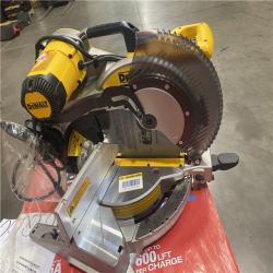 As-Is-  DeWalt 15 Amp Corded 12 in. Compound Double Bevel Miter Saw