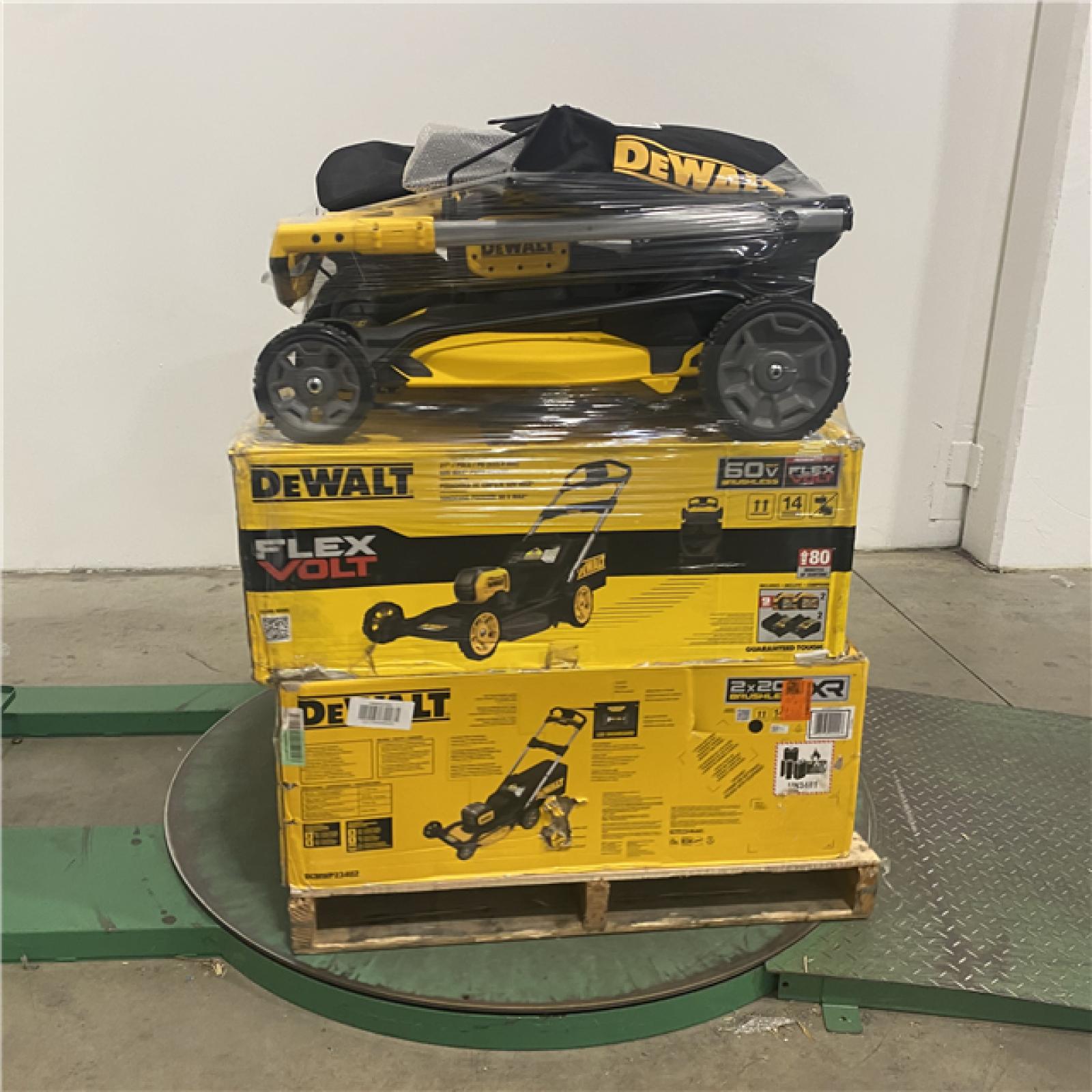 Dallas Location - As-Is DEWALT Lawn Mower Pallet