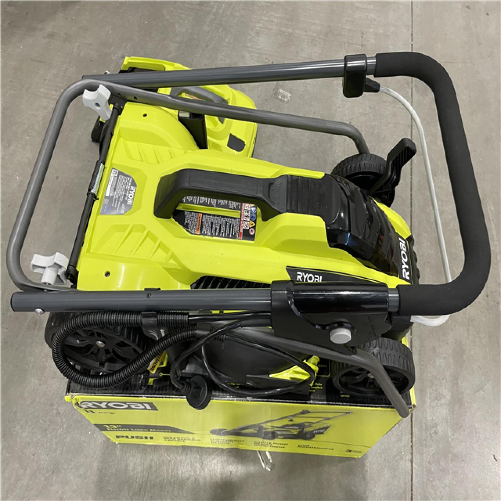 AS-IS RYOBI 13 in. 11 Amp Corded Electric Walk Behind Push Mower