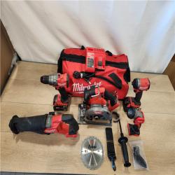AS-IS- Milwaukee Tool M18 FUEL 5-Tool Combo Kit