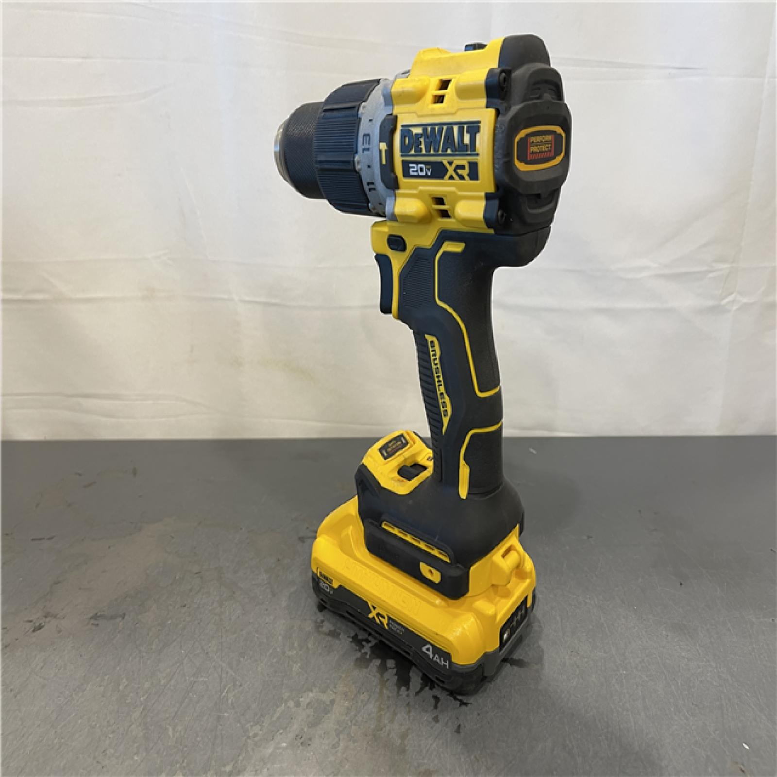 AS-IS - DEWALT 20V MAX* XR Brushless Cordless 1/2 Hammer Drill Kit