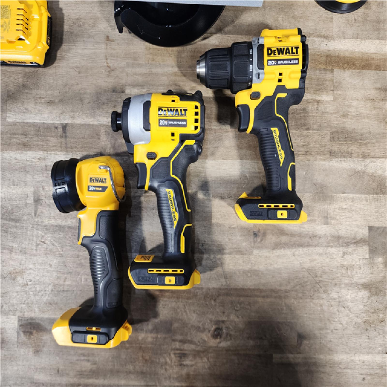 HOUSTON LOCATION - AS-IS DEWALT 20-Volt MAX Lithium-Ion Cordless 5-Tool Combo Kit with (2) 2.0 Ah Battery and Charger