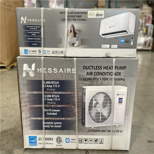 NEW! - Hessaire 12 000 BTU Mini Split Heat Pump