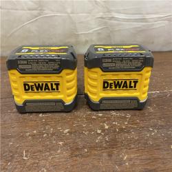 AS-IS DEWALT FLEXVOLT 20-Volt/60-Volt MAX Lithium-Ion 6.0Ah Battery Pack (2-Pack)