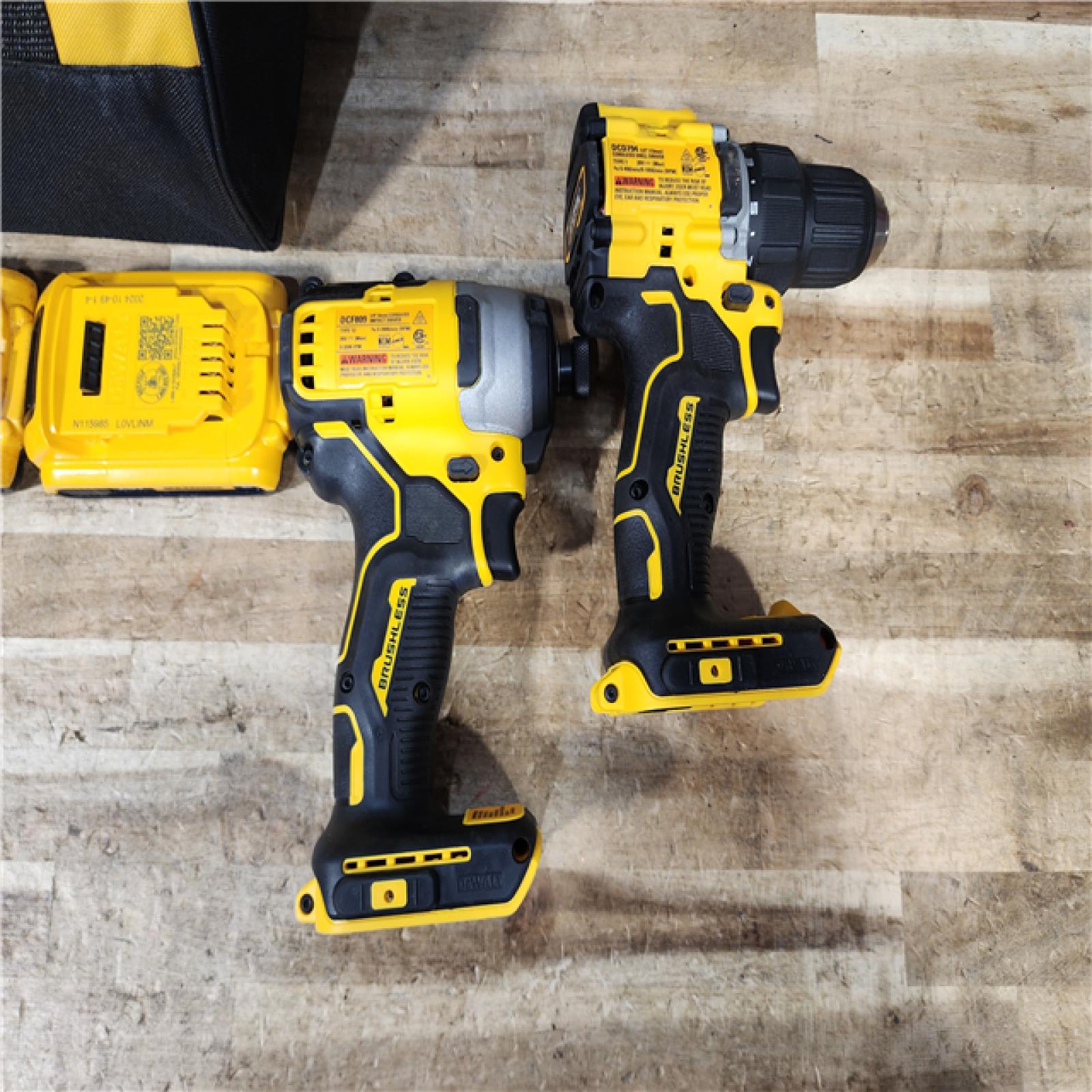 HOUSTON LOCATION - AS - IS DEWALT ATOMIC 20-Volt MAX Lithium-Ion Cordless Combo Kit