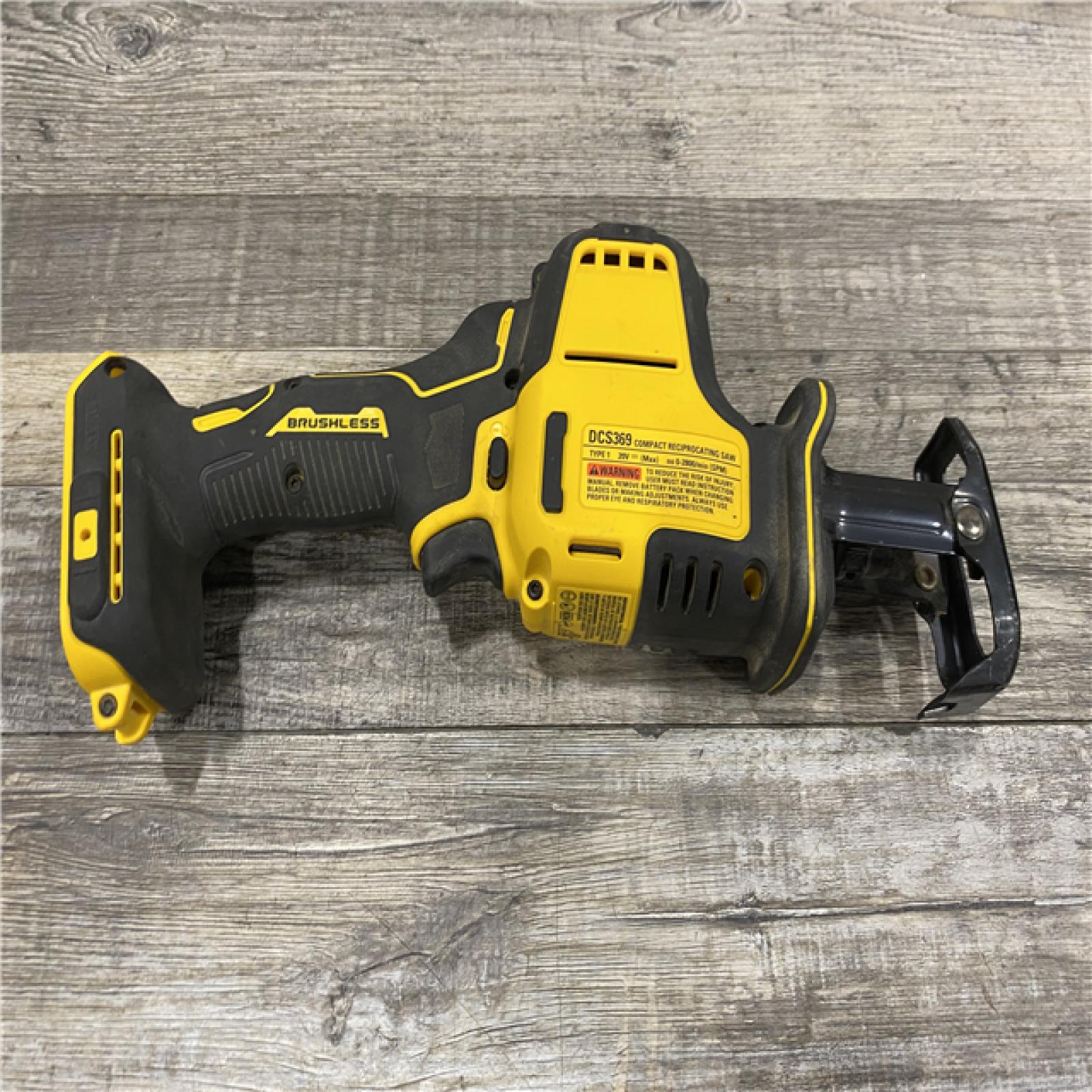 AS-IS DEWALT ATOMIC 20V MAX Cordless Brushless Compact Reciprocating Saw (Tool Only)