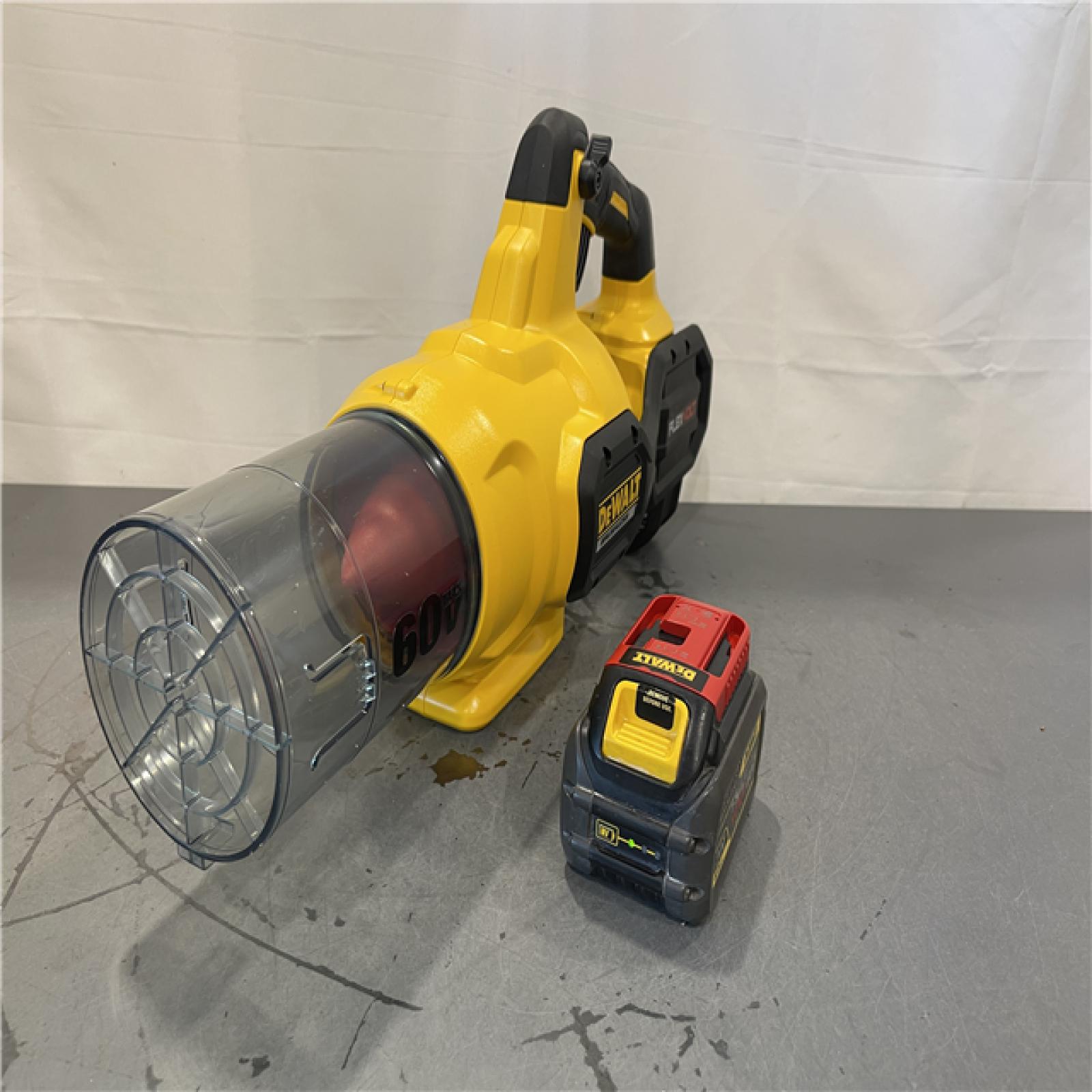 AS-IS - DeWalt FLEXVOLT 60V MAX 125 MPH 600 CFM Brushless Cordless Battery Powered Blower Kit