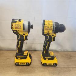 AS-IS- DEWALT ATOMIC 20-Volt MAX Lithium-Ion Cordless Combo (2-Tool) Kit