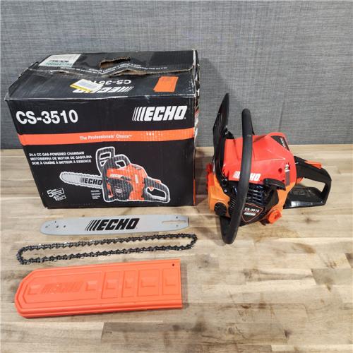 HOUSTON LOCATION - AS-IS Echo CS-3510-16 34.4cc 16  2 Stroke Gas Lightweight Rear Handle Chainsaw