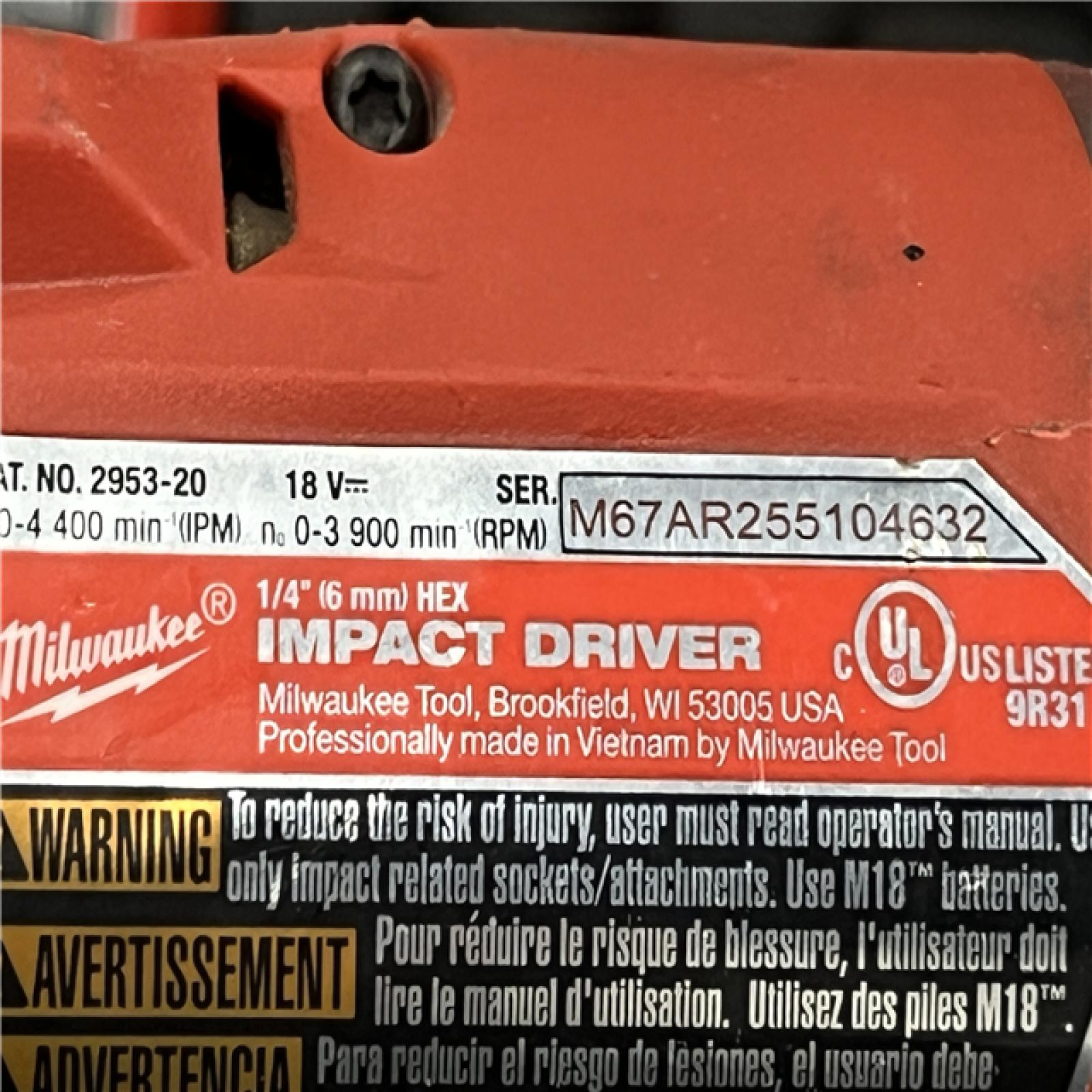 AS-IS Milwaukee FUEL 18V Lithium-Ion Brushless Cordless Hammer Drill and Impact Driver Combo Kit