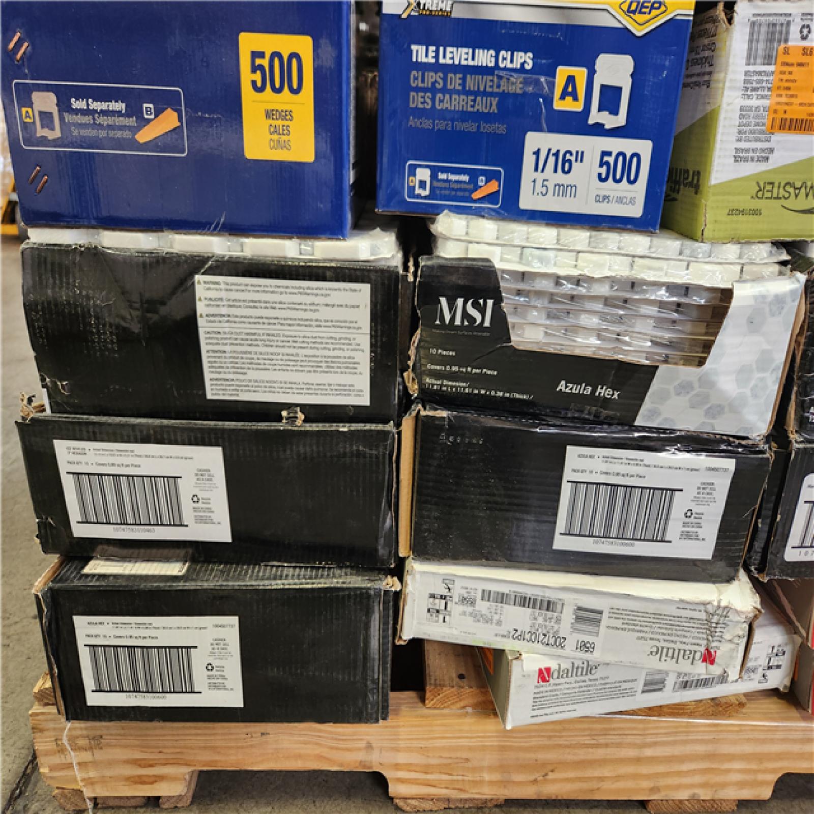 Phoenix Location Mixed Home Flooring and Tile Pallet