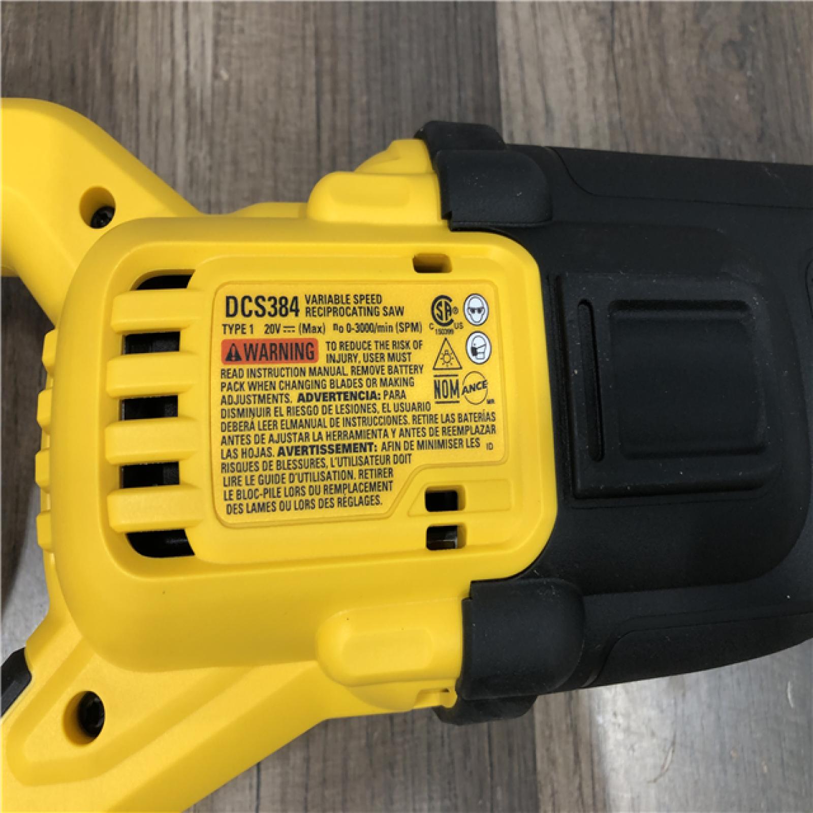 AS-IS DEWALT 20-Volt XR Cordless Reciprocating Saw (Tool Only)