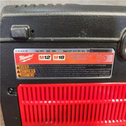 HOUSTON LOCATION - AS-IS Milwaukee 12-Volt/18-Volt Lithium-Ion Multi-Voltage 6-Port Sequential Rapid Battery Charger