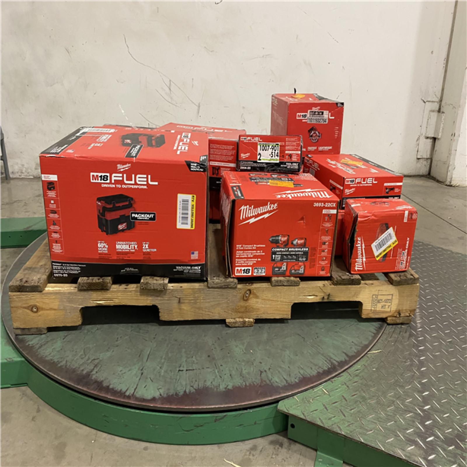 Dallas Location - As-Is MILWAUKEE Tool Pallet
