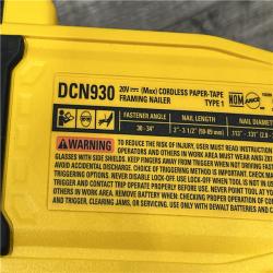 AS-IS DEWALT 20V 30 Degree Cordless Framing Nailer (Tool-Only)