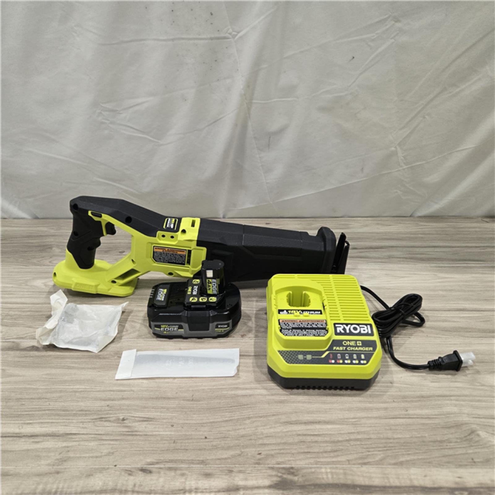AS-IS RYOBI- ONE+ HP 18V Brushless Cordless Reciprocating Saw Kit