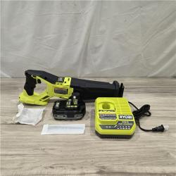 AS-IS RYOBI- ONE+ HP 18V Brushless Cordless Reciprocating Saw Kit