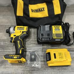 AS-IS DEWALT Atomic 20V Max Lithium-Ion Brushless Cordless Compact 1/4 in. Impact Driver Kit