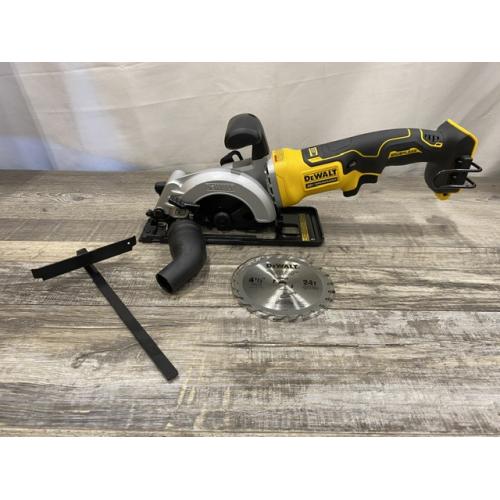 AS-IS DEWALT ATOMIC 20V MAX Cordless Brushless 4-1/2 in. Circular Saw (Tool Only)