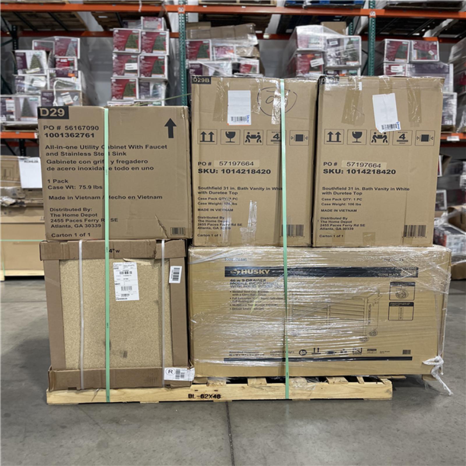 DALLAS LOCATION- AS-IS HOME IMPROVEMENT PALLET
