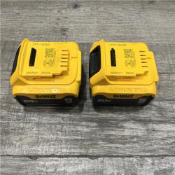 AS-IS DEWALT 20V MAX Lithium-Ion 5.0Ah Battery (2-Pack)