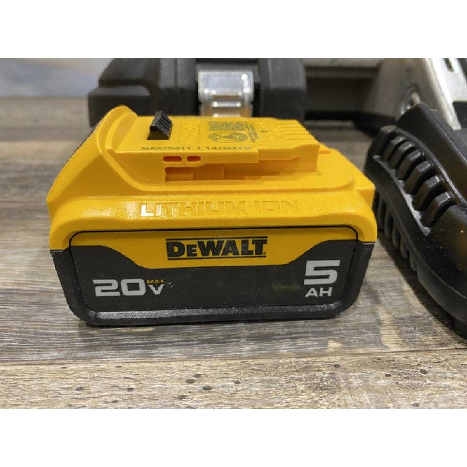 AS-IS DEWALT 20-Volt MAX Lithium-Ion 3-3/8 in. Cordless Band Saw Kit