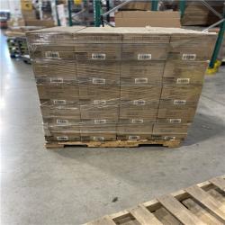 DALLAS LOCATION - Hampton Bay Leroy 42 LED Brushed Nickel Ceiling Fan With Light PALLET-(40 UNITS)