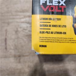 NEW- 20V MAX*/60V MAX* FLEXVOLT 6Ah Battery